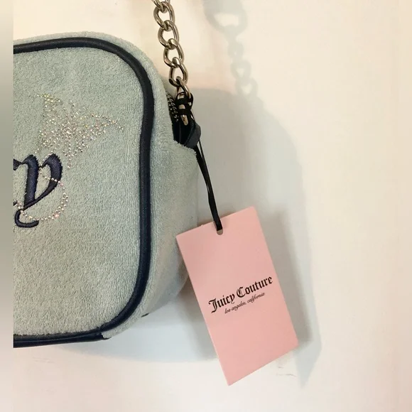 NWT Juicy Couture Wingin It Camera Bag Crossbody Purse Butterfly Detail & Charm - Picture 5 of 9